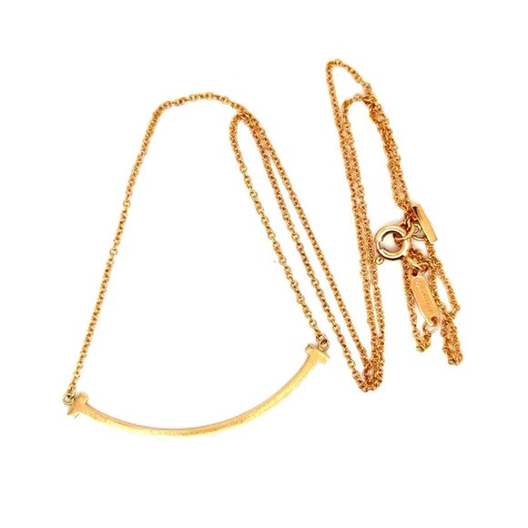 T&Co. 18k Rose Gold Smile Necklace - Picture 3 of 9